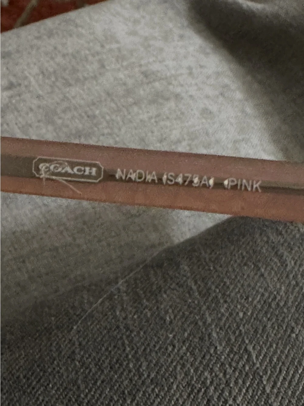 Coach Pink Gradient Square Sunglasses